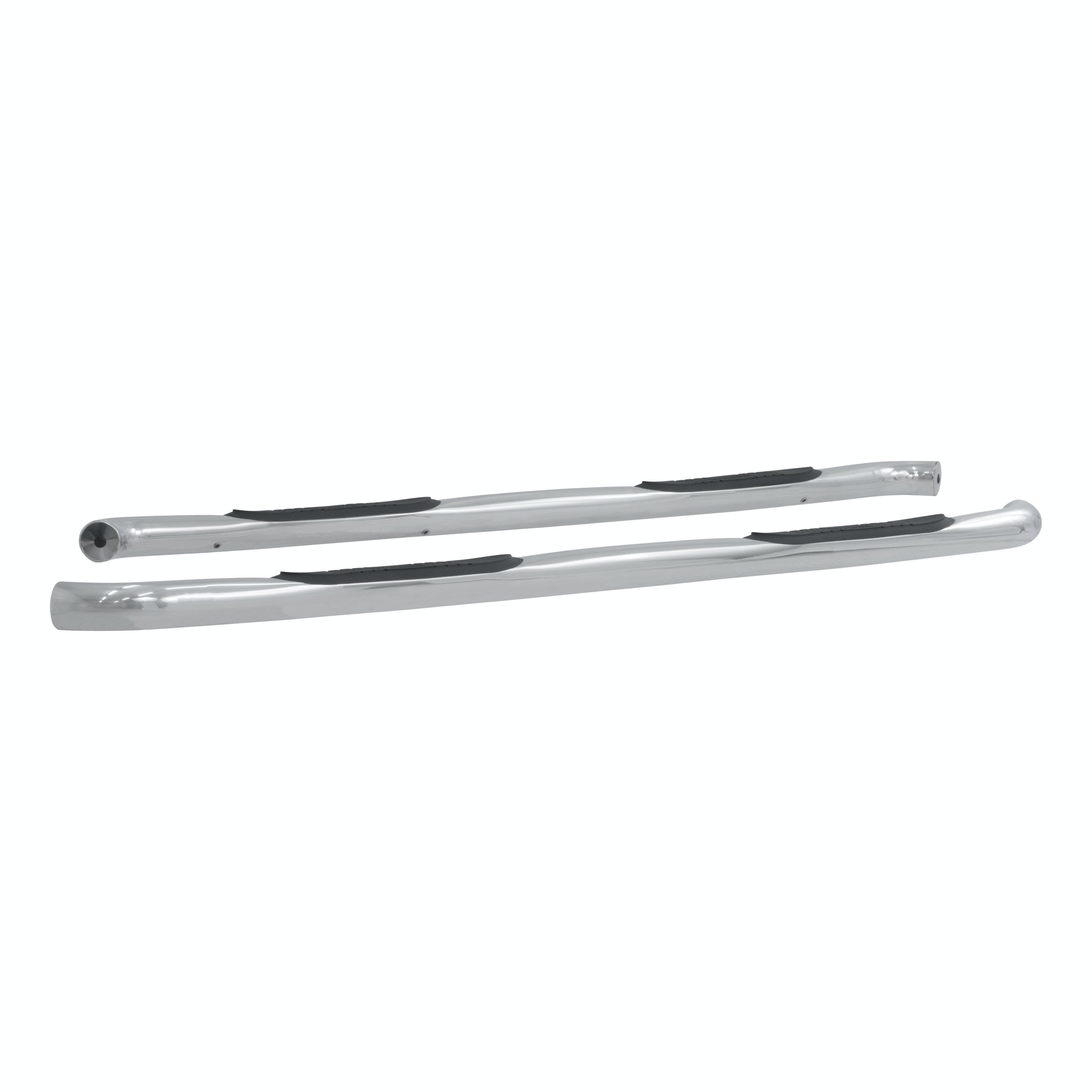 ARIES 203043-2 3" Round Polished Stainless Side Bars, Select Ford F-150, F-250, F-350