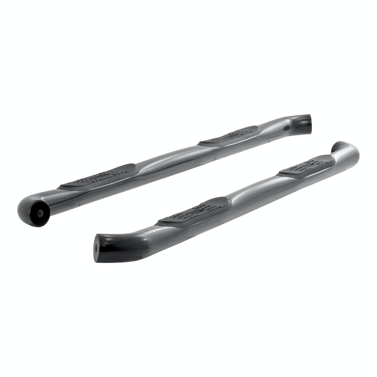 ARIES 203043 3" Round Black Steel Side Bars, Select Ford F-150, F-250, F-350 Super Duty