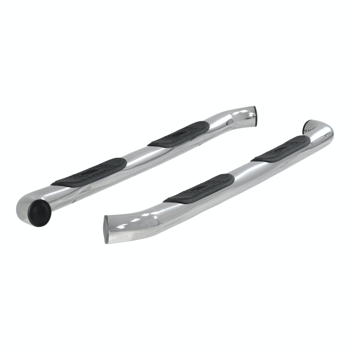 ARIES 203044-2 3" Round Polished Stainless Side Bars, Select Ford F-150, F-250, F-350