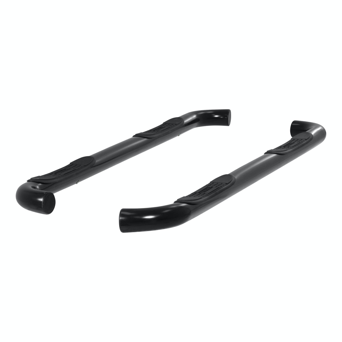 ARIES 203044 3" Round Black Steel Side Bars, Select Ford F-150, F-250, F-350 Super Duty