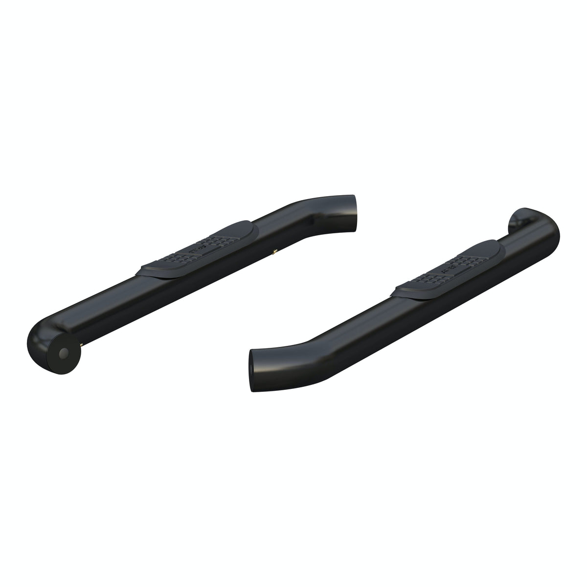ARIES 203045 3" Round Black Steel Side Bars, Select Ford F-150, F-250, F-350 Super Duty