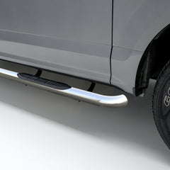 ARIES 203046-2 3" Round Polished Stainless Side Bars, Select Ford Ranger SuperCrew
