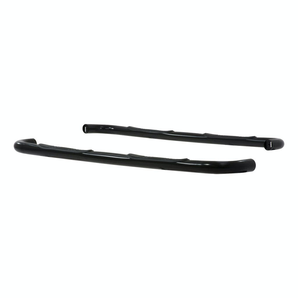 ARIES 204001 3" Round Black Steel Side Bars, Select Chevrolet, GMC C, K