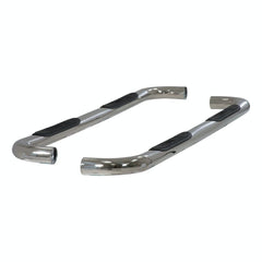 ARIES 204009-2 3" Round Polished Stainless Side Bars, Select Silverado, Sierra 1500, 2500, 3500