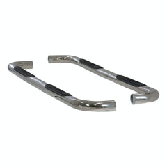 ARIES 204009-2 3" Round Polished Stainless Side Bars, Select Silverado, Sierra 1500, 2500, 3500
