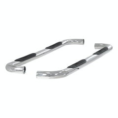 ARIES 204009-2 3" Round Polished Stainless Side Bars, Select Silverado, Sierra 1500, 2500, 3500