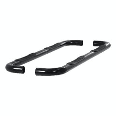 ARIES 204009 3" Round Black Steel Side Bars, Select Silverado, Sierra 1500, 2500, 3500 HD