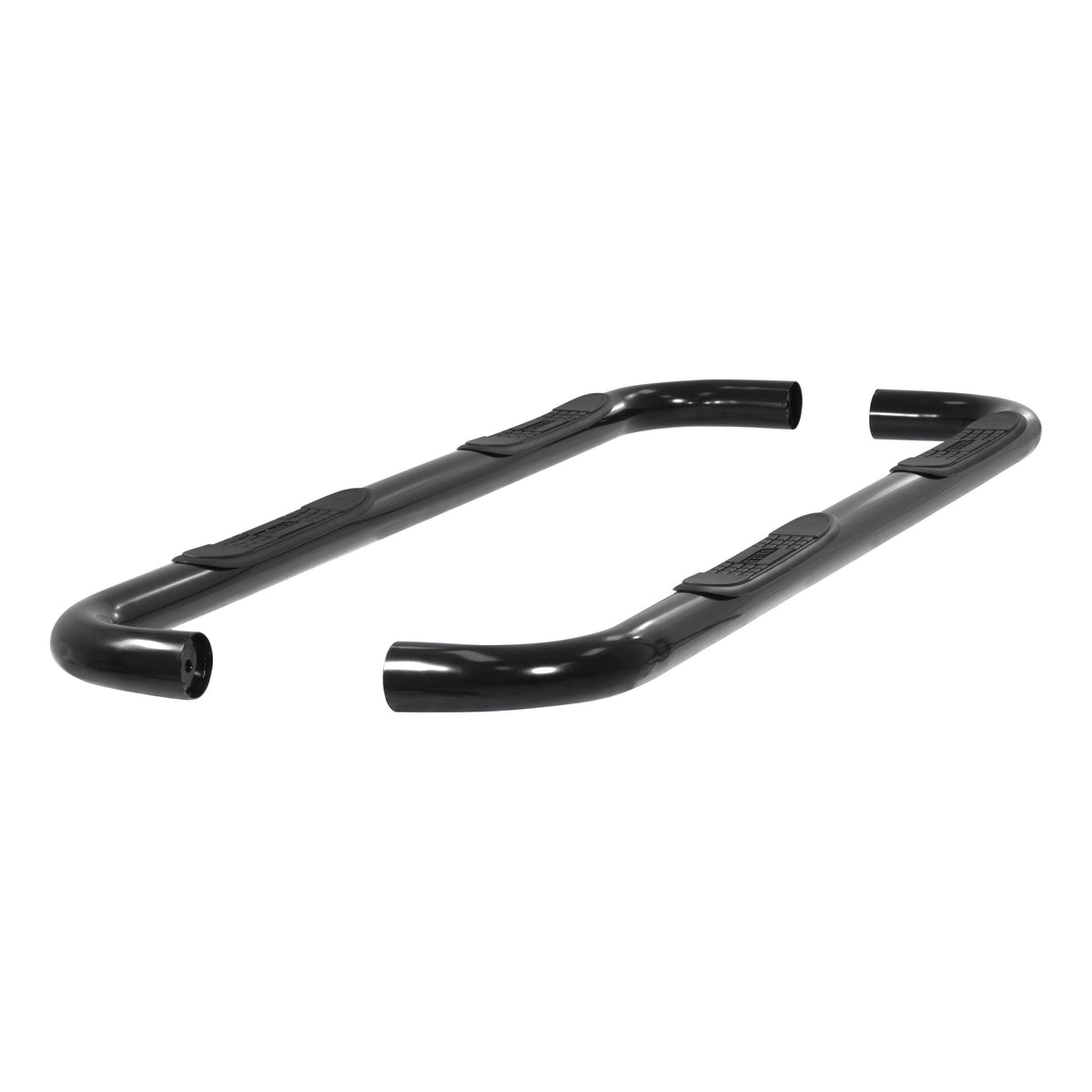 ARIES 204012 3" Round Black Steel Side Bars, Select Chevrolet Tahoe, GMC Yukon