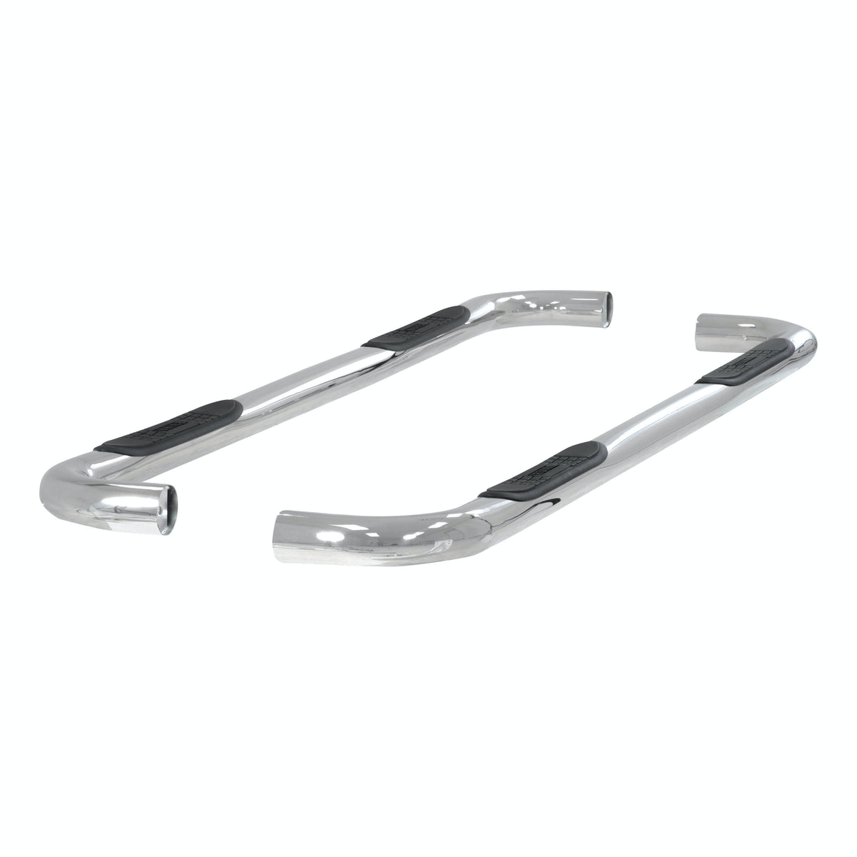 ARIES 204013-2 3" Round Polished Stainless Side Bars, Select Silverado, Sierra 1500, 2500, 3500