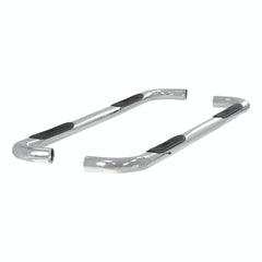 ARIES 204013-2 3" Round Polished Stainless Side Bars, Select Silverado, Sierra 1500, 2500, 3500