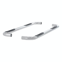 ARIES 204014-2 3" Round Polished Stainless Side Bars, Select Chevrolet Suburban