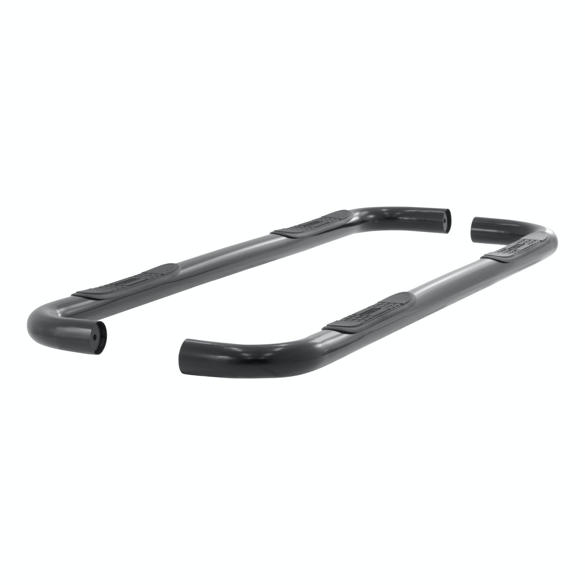 ARIES 204014 3" Round Black Steel Side Bars, Select Chevrolet Suburban
