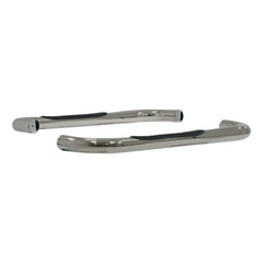 ARIES 204017-2 3" Round Polished Stainless Side Bars, Select Silverado, Sierra 1500, 2500, 3500
