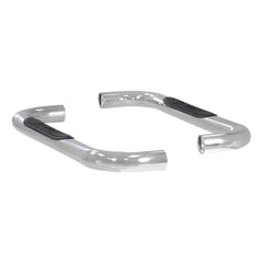 ARIES 204017-2 3" Round Polished Stainless Side Bars, Select Silverado, Sierra 1500, 2500, 3500