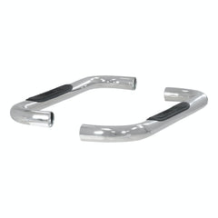 ARIES 204017-2 3" Round Polished Stainless Side Bars, Select Silverado, Sierra 1500, 2500, 3500