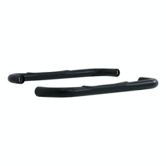 ARIES 204017 3" Round Black Steel Side Bars, Select Silverado, Sierra 1500, 2500, 3500 HD