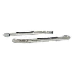 ARIES 204018-2 3" Round Polished Stainless Side Bars, Select Blazer FS, Tahoe, Yukon, C, K