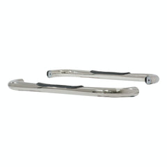 ARIES 204018-2 3" Round Polished Stainless Side Bars, Select Blazer FS, Tahoe, Yukon, C, K