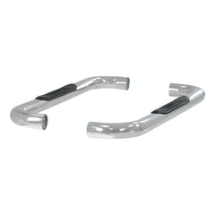 ARIES 204018-2 3" Round Polished Stainless Side Bars, Select Blazer FS, Tahoe, Yukon, C, K