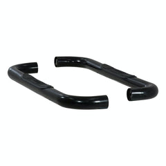 ARIES 204018 3" Round Black Steel Side Bars, Select Blazer FS, Tahoe, Yukon, C, K