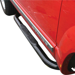 ARIES 204018 3" Round Black Steel Side Bars, Select Blazer FS, Tahoe, Yukon, C, K