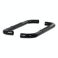 ARIES 204018 3" Round Black Steel Side Bars, Select Blazer FS, Tahoe, Yukon, C, K