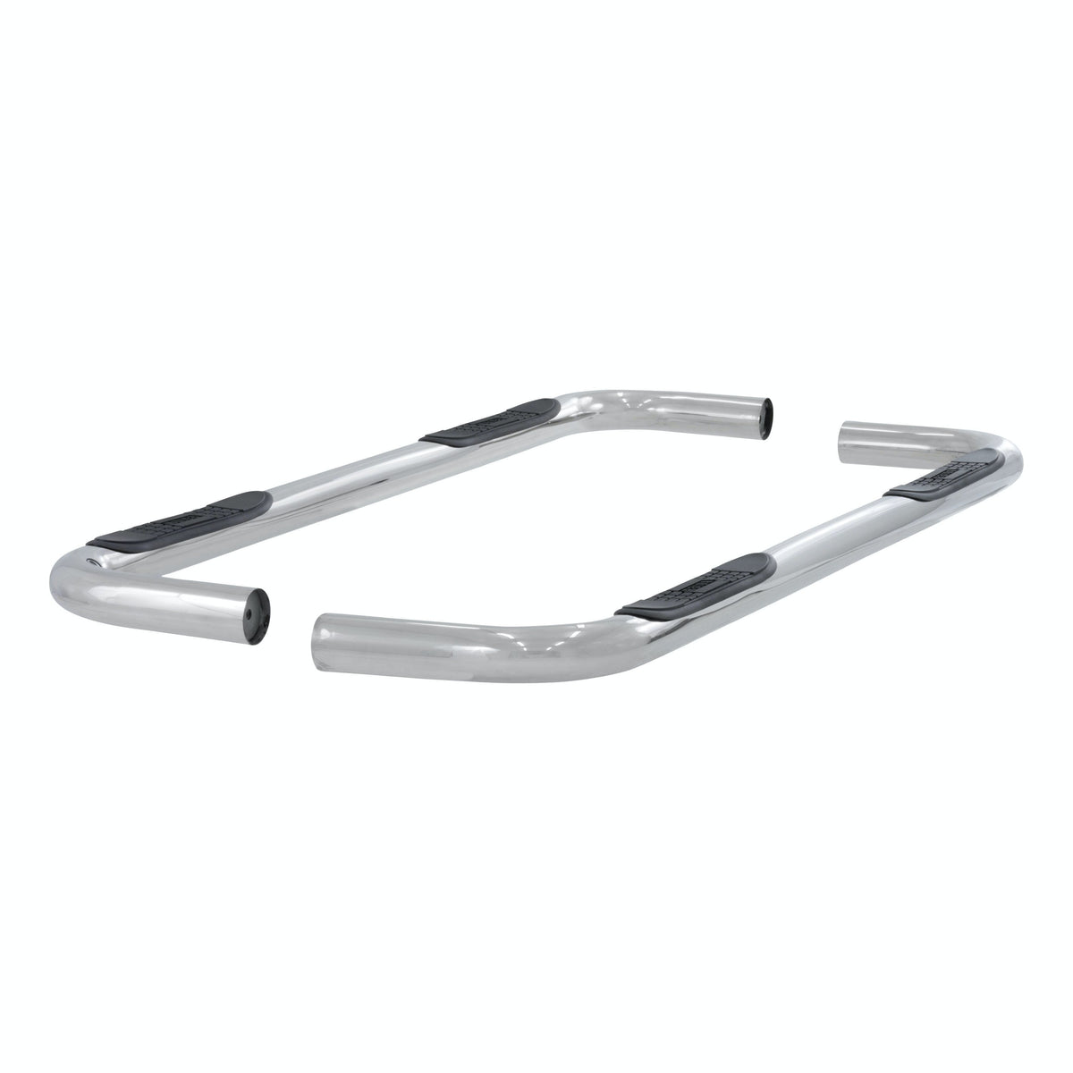 ARIES 204039-2 3" Round Polished Stainless Side Bars, Select Chevrolet Suburban