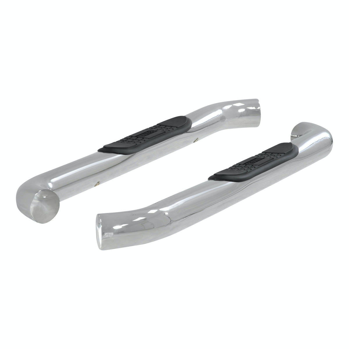 ARIES 204048-2 3" Round Polished Stainless Side Bars, Select Silverado, Sierra 1500, 2500, 3500
