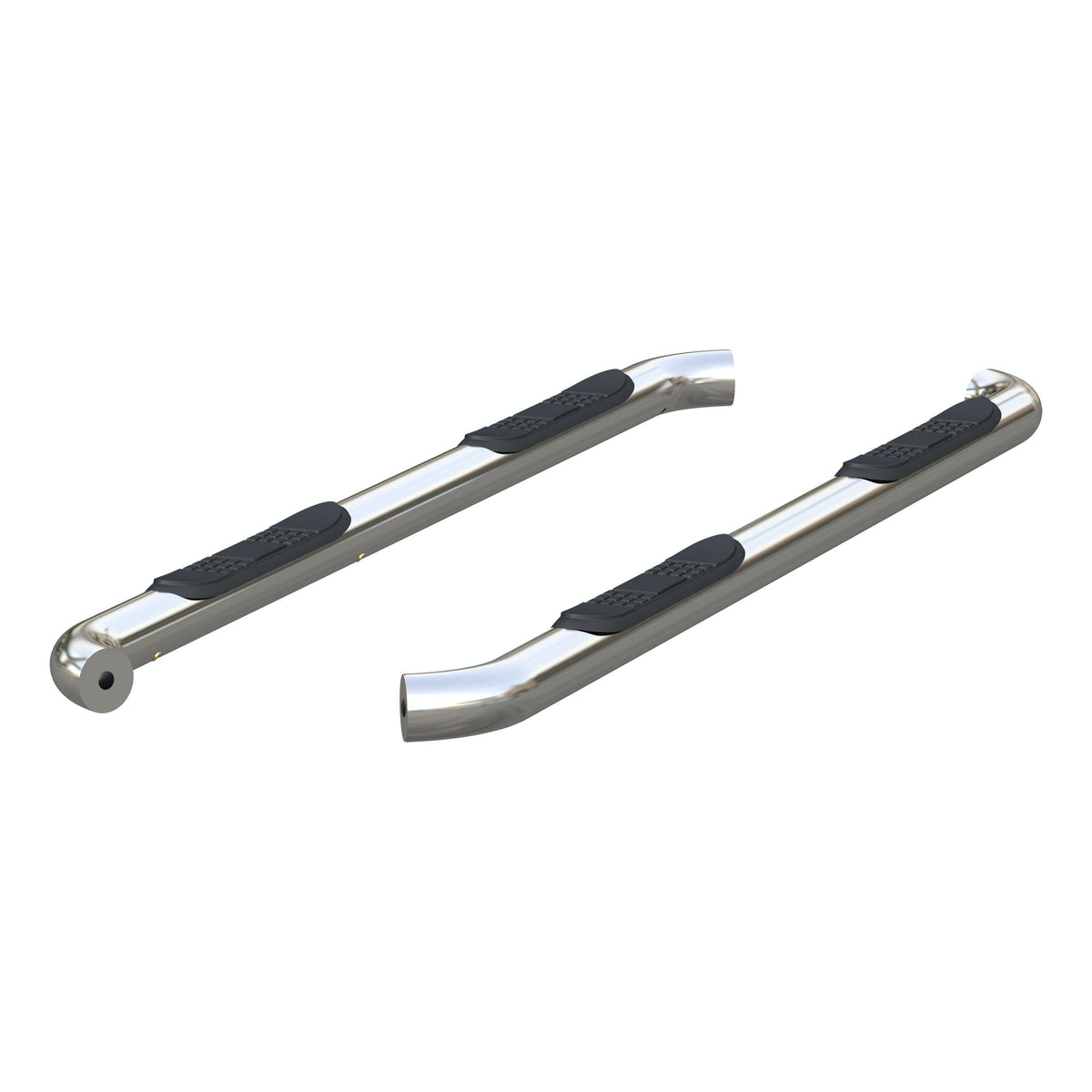 ARIES 204051-2 3" Round Polished Stainless Side Bars, Select Chevrolet Colorado, GMC Canyon