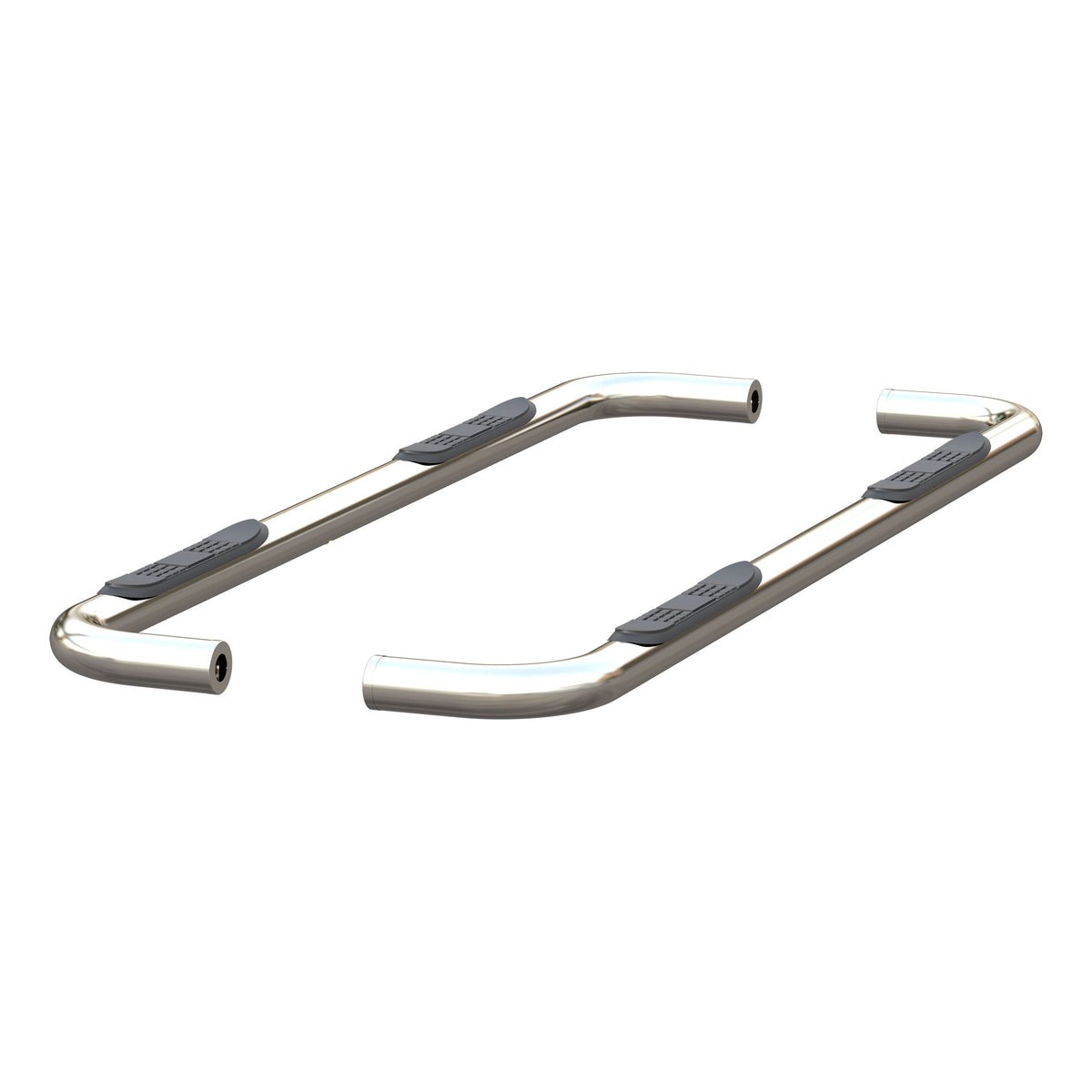 ARIES 204053-2 3" Round Polished Stainless Side Bars, Select Chevy Silverado, GMC Sierra 1500