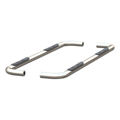 ARIES 204053-2 3" Round Polished Stainless Side Bars, Select Chevy Silverado, GMC Sierra 1500