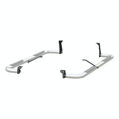 ARIES 204054-2 3" Round Polished Stainless Side Bars, Select Silverado, Sierra 1500 Extended