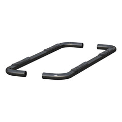 ARIES 204054 3" Round Black Steel Side Bars, Select Silverado, Sierra 1500 Extended Cab