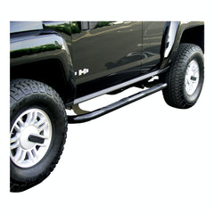 ARIES 204076 3" Round Black Steel Side Bars, Select Hummer H3