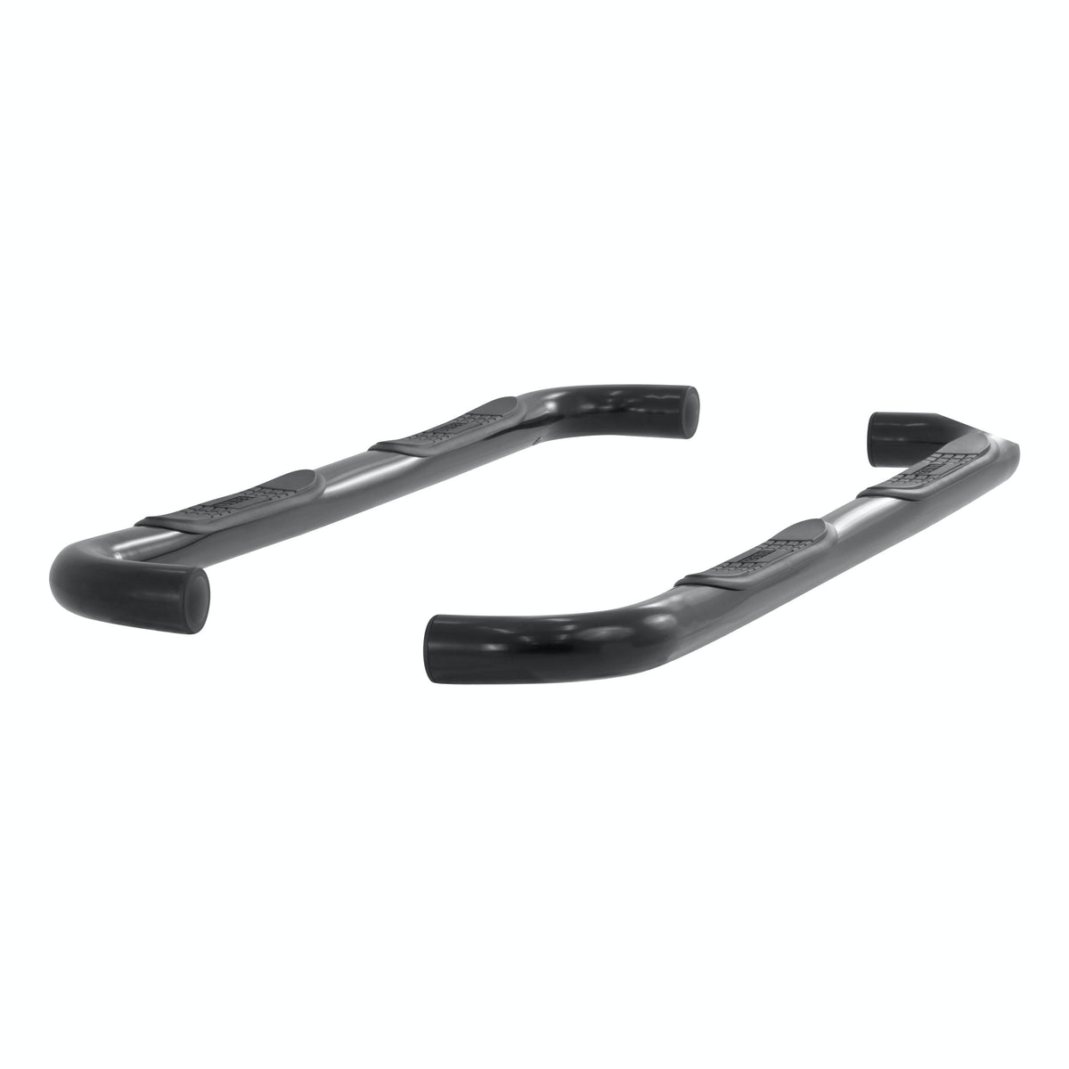 ARIES 204076 3" Round Black Steel Side Bars, Select Hummer H3