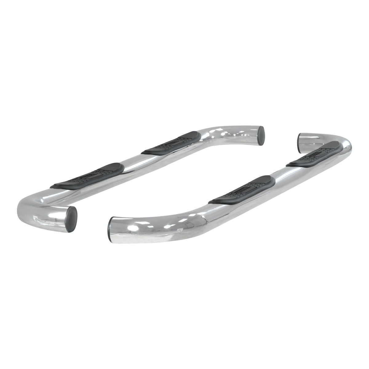 ARIES 204076-2 3" Round Polished Stainless Side Bars, Select Hummer H3