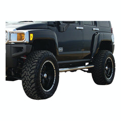 ARIES 204076-2 3" Round Polished Stainless Side Bars, Select Hummer H3