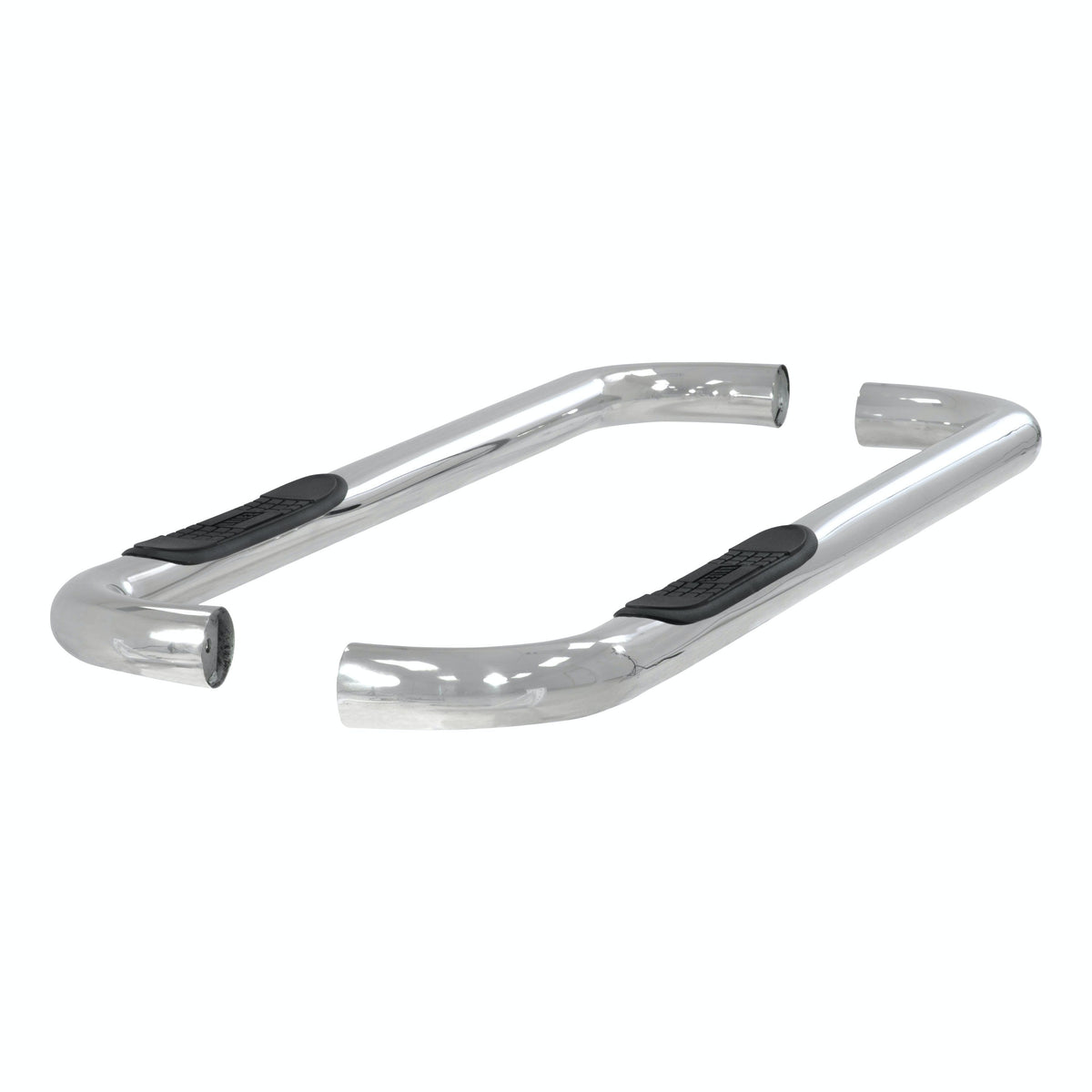 ARIES 205000-2 3" Round Polished Stainless Side Bars, Select Dodge Dakota