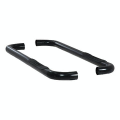 ARIES 205000 3" Round Black Steel Side Bars, Select Dodge Dakota