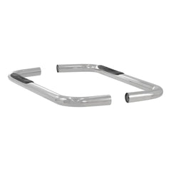 ARIES 205002-2 3" Round Polished Stainless Side Bars, Select Dodge Ram 1500, 2500