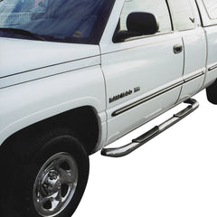 ARIES 205003-2 3" Round Polished Stainless Side Bars, Select Dodge Ram 1500