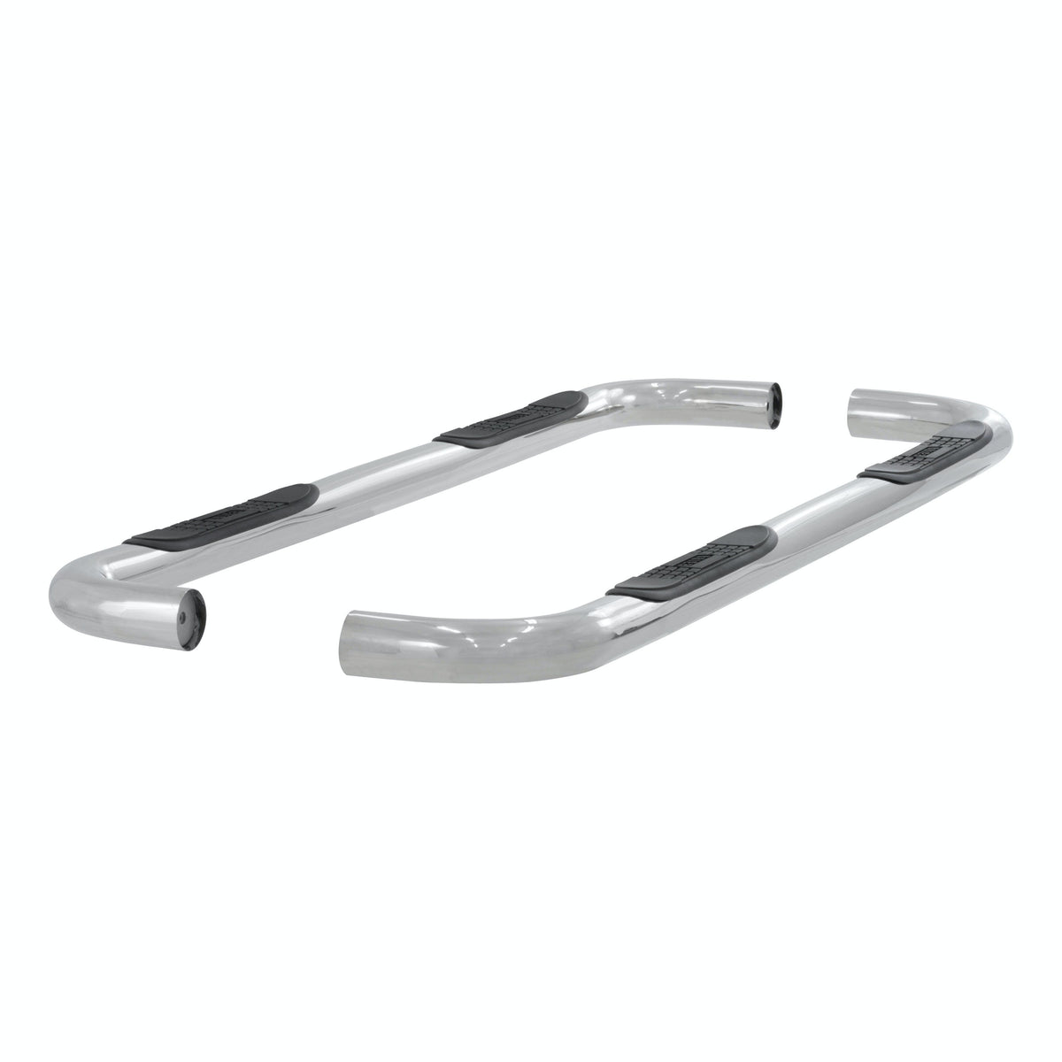 ARIES 205010-2 3" Round Polished Stainless Side Bars, Select Dodge, Ram Dakota