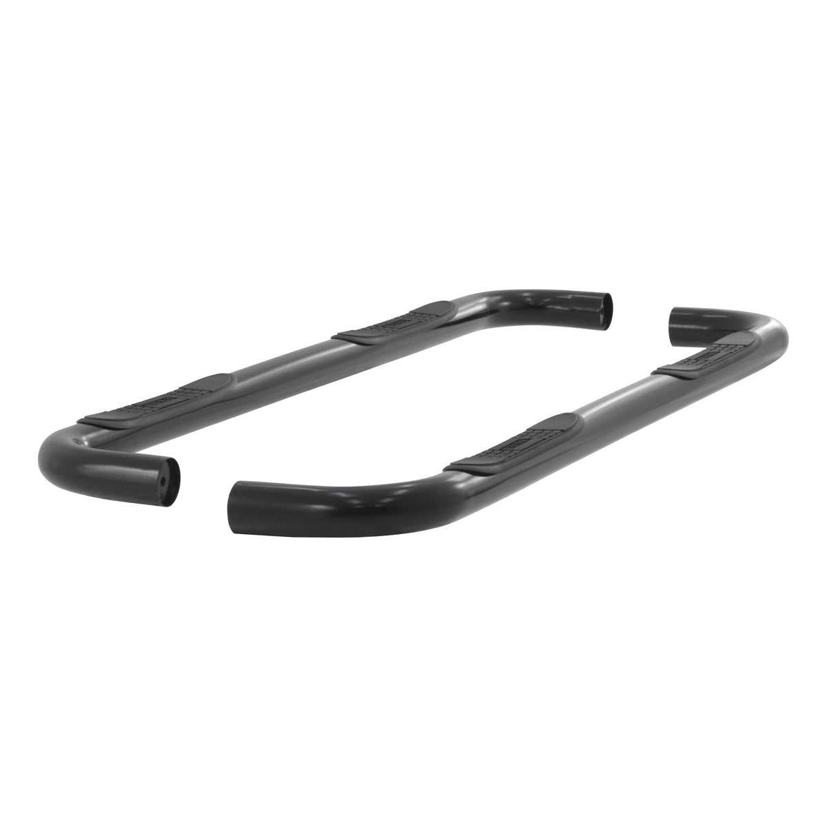 ARIES 205010 3" Round Black Steel Side Bars, Select Dodge, Ram Dakota
