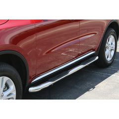 ARIES 205031-2 3" Round Polished Stainless Side Bars, Select Dodge Durango