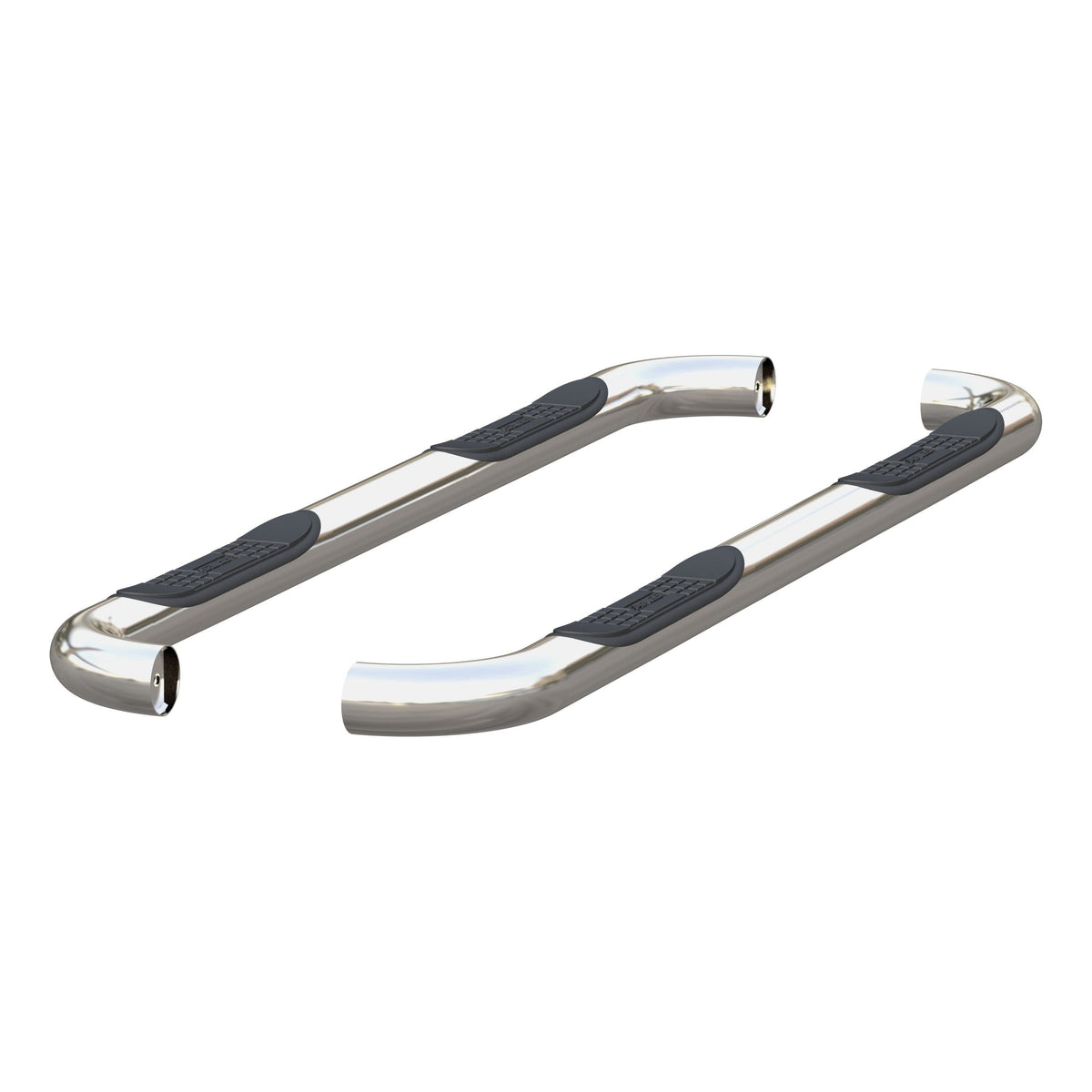 ARIES 205040-2 3" Round Polished Stainless Side Bars, Select Dodge, Ram 1500, 2500, 3500