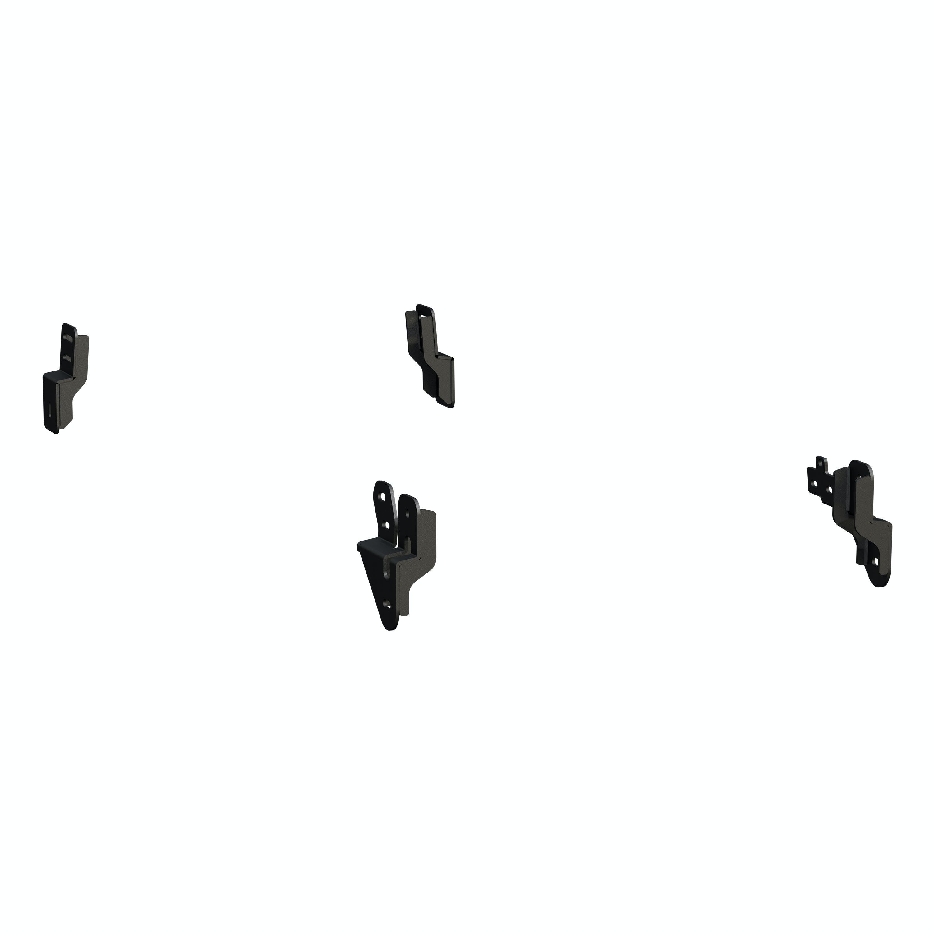 ARIES 205041 3" Round Black Steel Side Bars, Select Dodge, Ram 1500, 2500, 3500