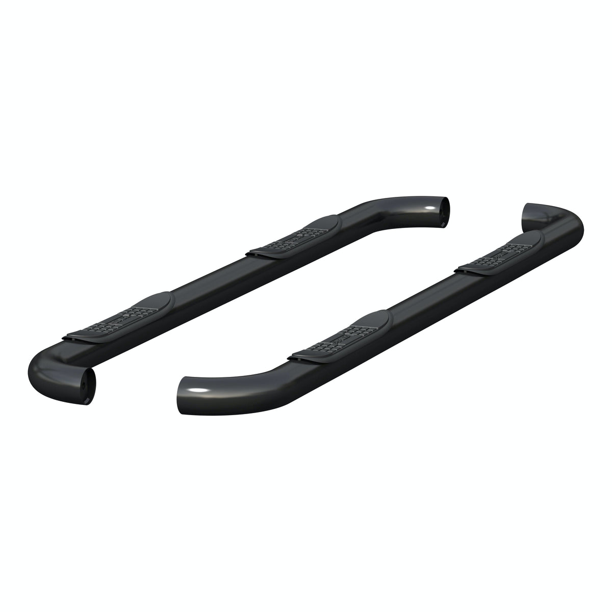 ARIES 205041 3" Round Black Steel Side Bars, Select Dodge, Ram 1500, 2500, 3500
