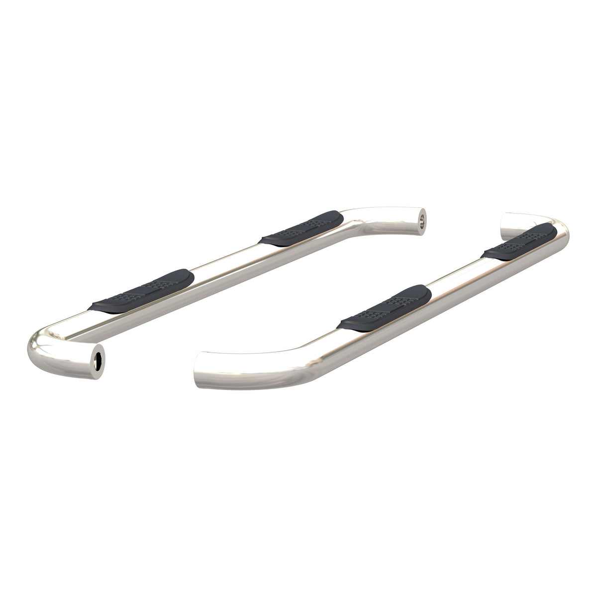 ARIES 205044-2 3" Round Polished Stainless Side Bars, Select Ram 1500