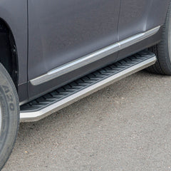 ARIES 2051014 AeroTread 5" x 70" Polished Stainless Running Boards, Select Toyota Highlander
