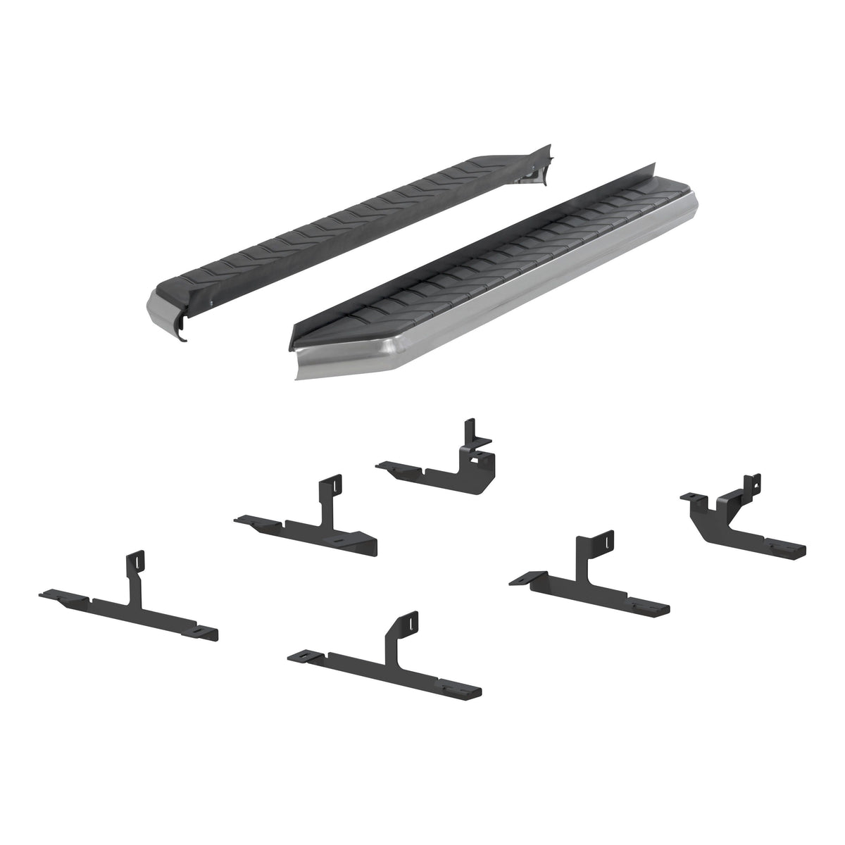 ARIES 2051033 AeroTread 5" x 67" Polished Stainless Running Boards, Select Equinox, Terrain
